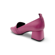 11079 Pink Leather Pump Online Sale