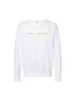 Sorority Bubble Letter Embroidered Sweatshirt Fashion