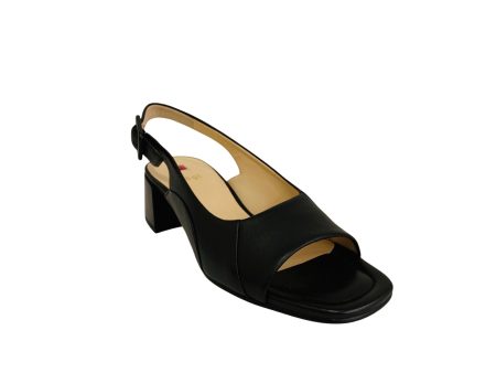 103500 Black Leather Sandal For Discount