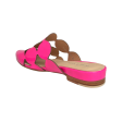 Forli Hot Pink Patent Flat Slide Sale