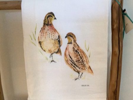 Quail Tea Towel For Discount