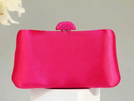 Hot Pink Sally Evening Clutch Cheap