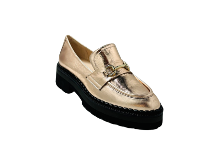 LEN3400 Rose Gold Metallic Loafer Online Sale