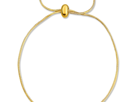 Ellie Vail - Lourdes Round Snake Chain Bracelet Online