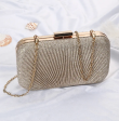 Vintage Clam Shell Gold Clutch Online Hot Sale