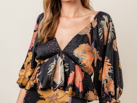 Something New Satin Blouse For Cheap