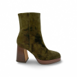 24604 Silmia Green Platform Boot Fashion