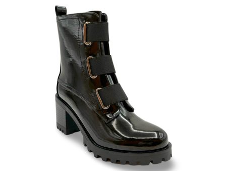 Believe WATERPROOF Vegan Black Patent Boot Fashion