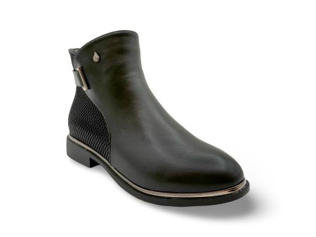 Jackie Too WATERPROOF Vegan Black Bootie For Sale