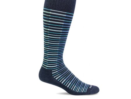 SW99W Black Navy Compression Sock Online