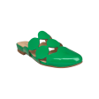 Forli Emerald Patent Flat Slide Cheap