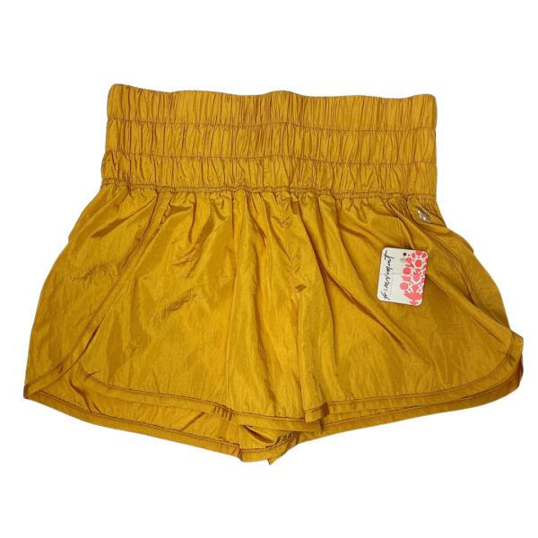 FP Movement The Way Home Shorts: Varsity Gold Fashion