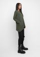 755276 Asymmetrical Khkai Green Top Supply