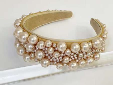 Champagne  Mother of Pearl Headband Cheap