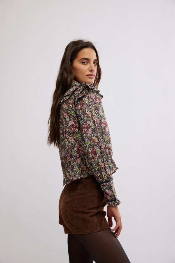 Free People - Printed Daybreak Blouse Supply