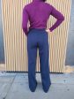 1751054 Kathryne Navy Wide Leg Trouser Sale