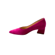 104502 Pink Suede Pump on Sale