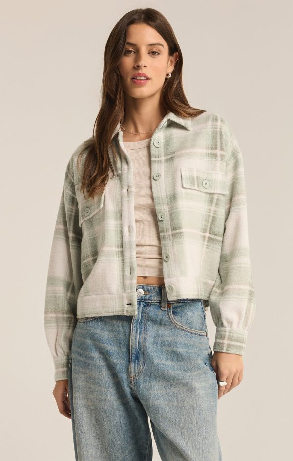 Z SUPPLY Abbott Plaid Jacket Online Sale