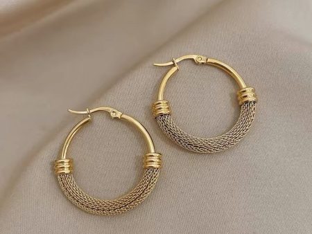 Retro Gold  Earrings For Sale