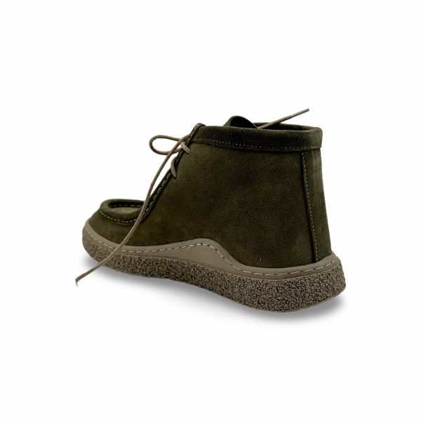 Moody Khaki Suede Boot Sale