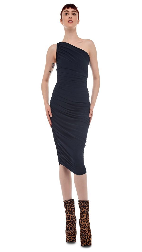 Diana Midi Dress - True Navy Online Hot Sale