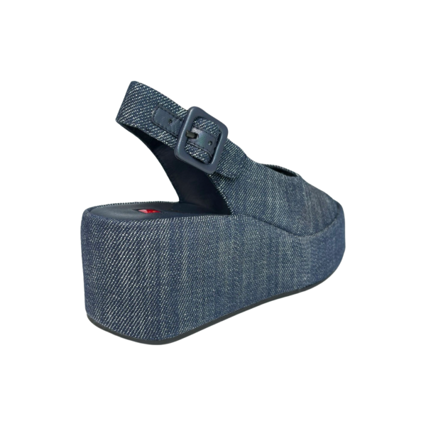 102519 Denim Platform Sandal For Discount