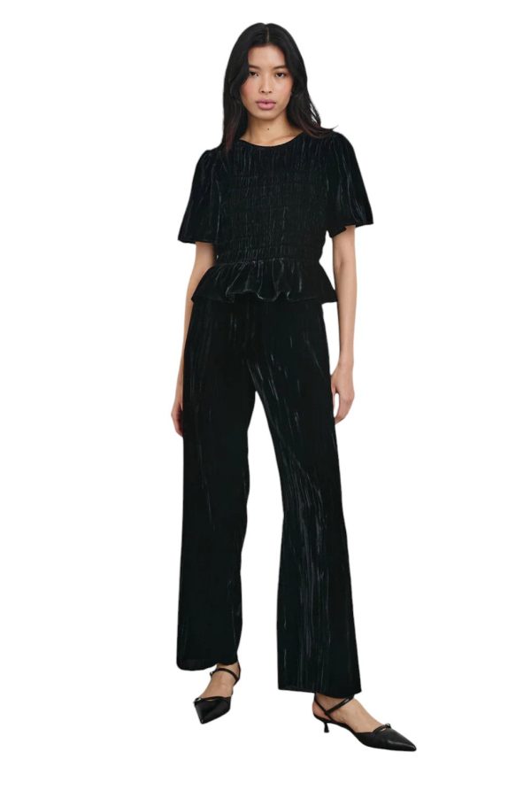 Rosie Top - Black Velvet Online Hot Sale