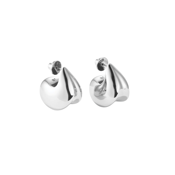 Nouveau Puff Earrings - Silver Supply