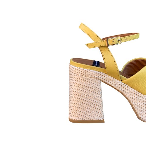 23092 Yellow Platform Sandal Online Hot Sale