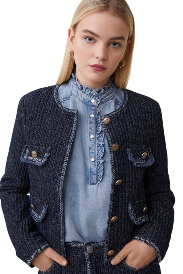 Diana Jacket - Denim Blue Sale