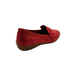 74822 Red Leather Loafer Fashion