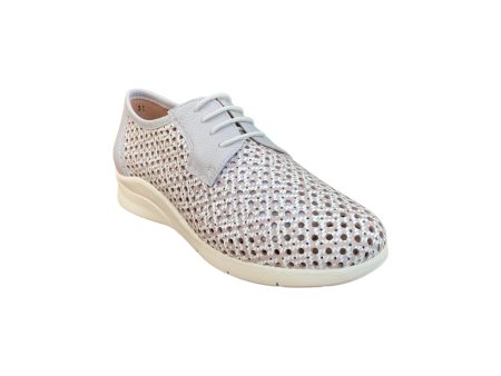 220615 Woven Look Neutral Lace Up Supply