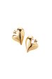 Art Heart Puff Earrings - Gold Online Sale