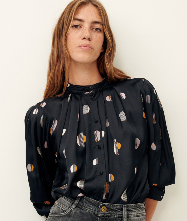 Eclipso Moonless Polka Blouse Supply