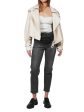 Simi Leather Jacket - Ivory Hot on Sale