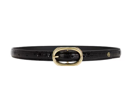 Mara Belt - Black Embossed Cheap