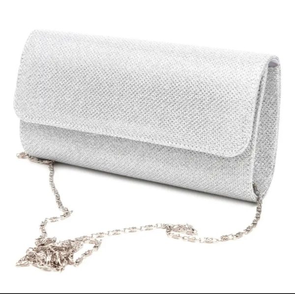 Classic Clutch Silver For Discount