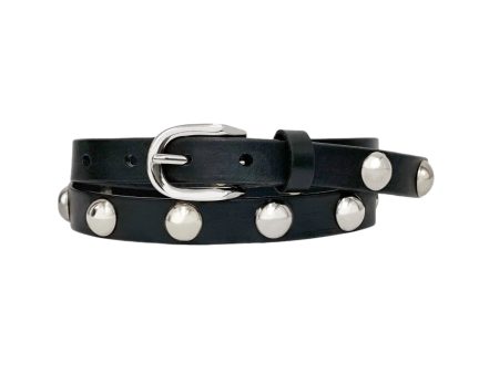 Joni Nappa Belt - Silver Black Online