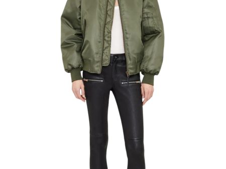 Leon Bomber - Army Green Online Sale