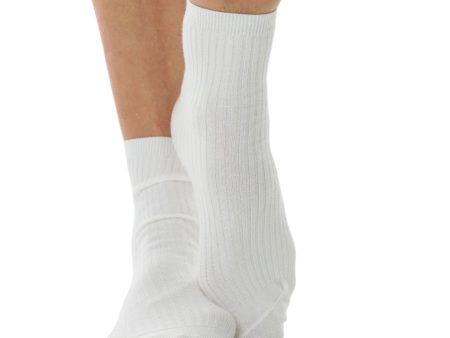 Short Rib Socks - White For Cheap