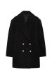 Glenn Peacoat - Black For Discount