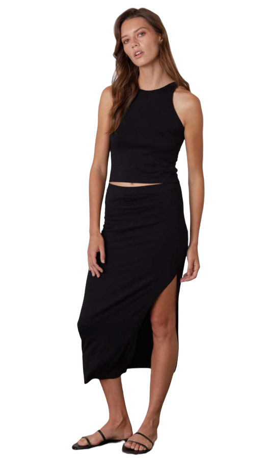 Lorie Tank - Black Hot on Sale