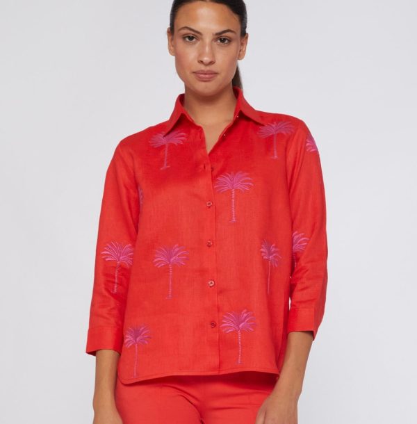 30978 Sara Embroidered Shirt Cheap