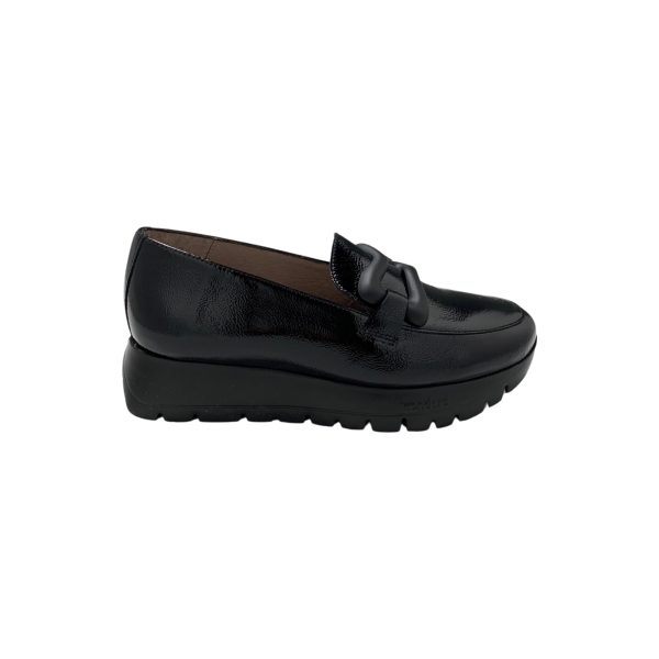 A2430 Black Platform Loafer For Cheap