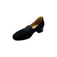 235019 Black Low Heel Elastic Supply