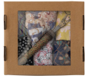 Vintage Silk Sari Gift Wraps w  String & Scissors, Boxed Set of 6 (Each One Will Vary) Hot on Sale