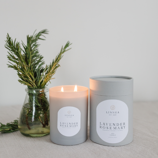 Linnea Lavender Rosemary - Double Wick Supply