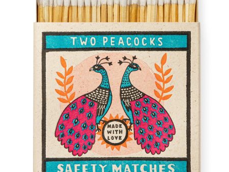 Two Peacocks Matchbox Online now