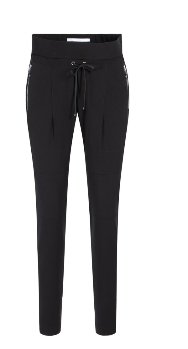 251278 Candy Black Jogger Trousers Cheap