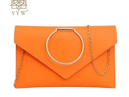 Envelope Clutch Orange Sale